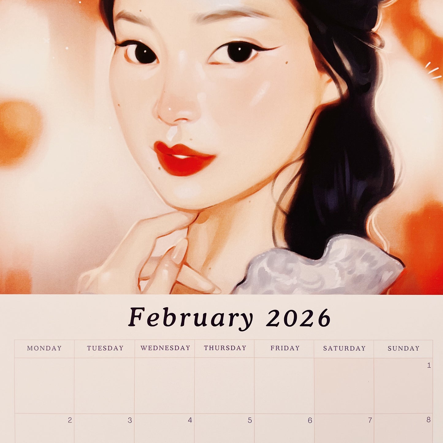 Large Wall Calendar 2026