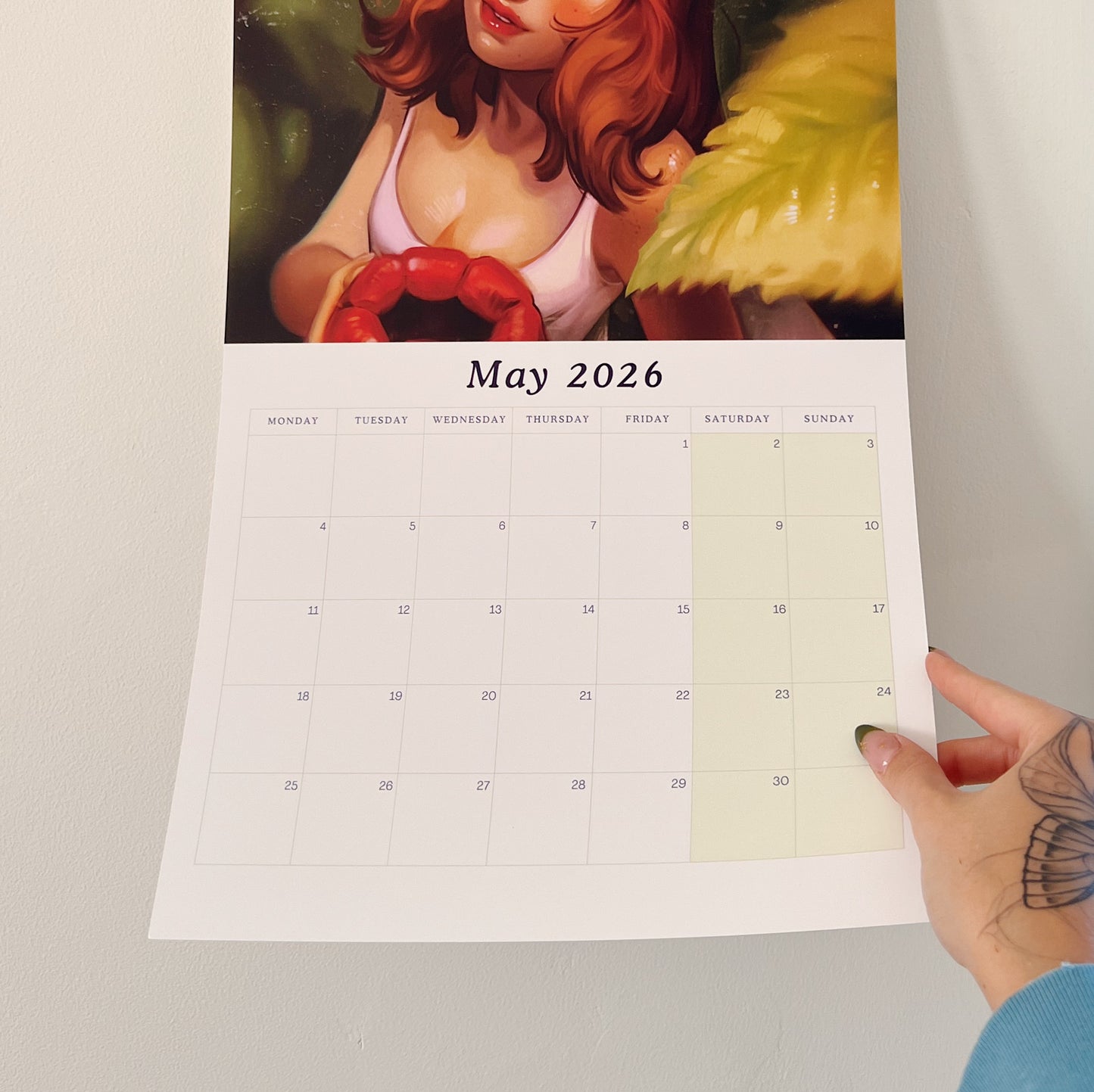 Large Wall Calendar 2026