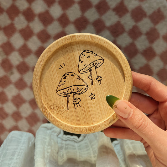 Engraved Bamboo Coasters