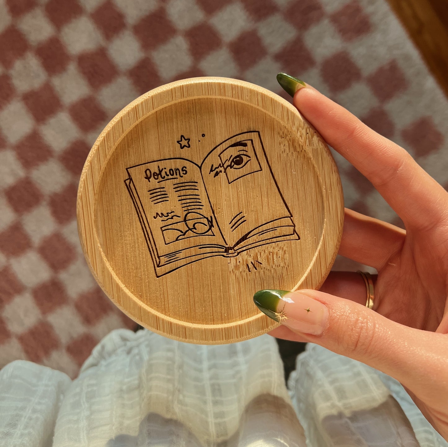 Engraved Bamboo Coasters