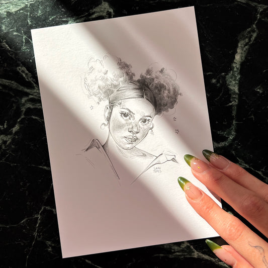 Portrait Study- Original Graphite Drawing