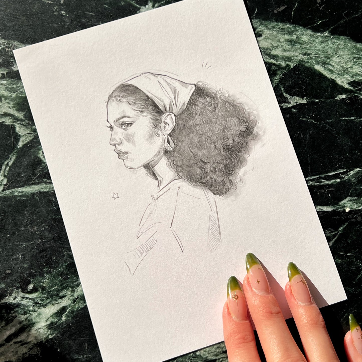 Portrait Study- Original Graphite Drawing