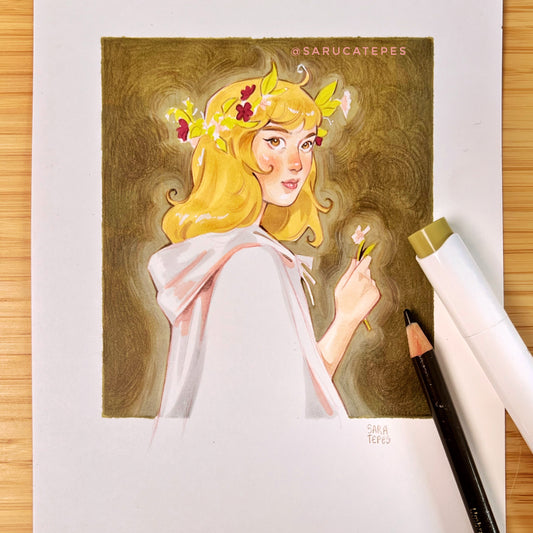 Inktober Drawing- Wildflower