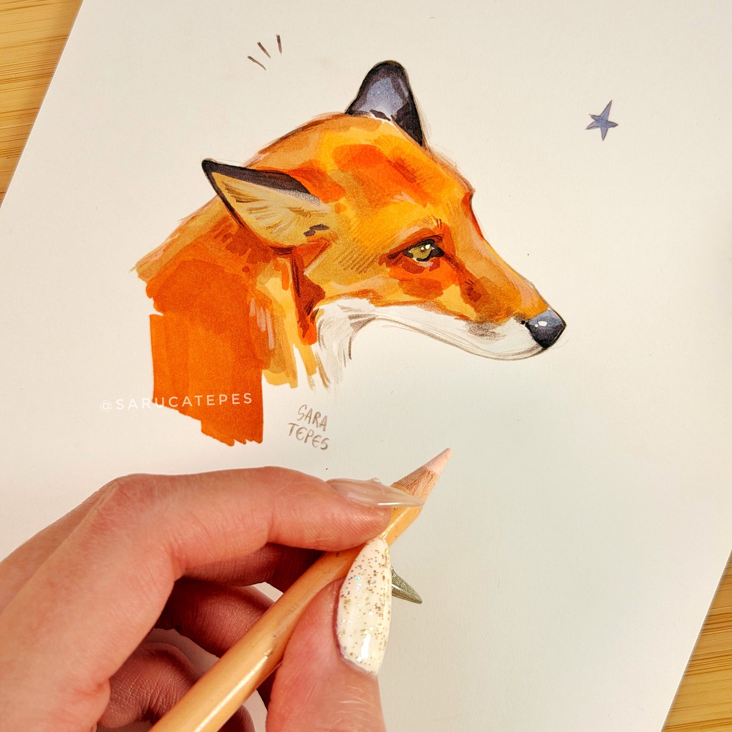 Inktober Drawing- Fox