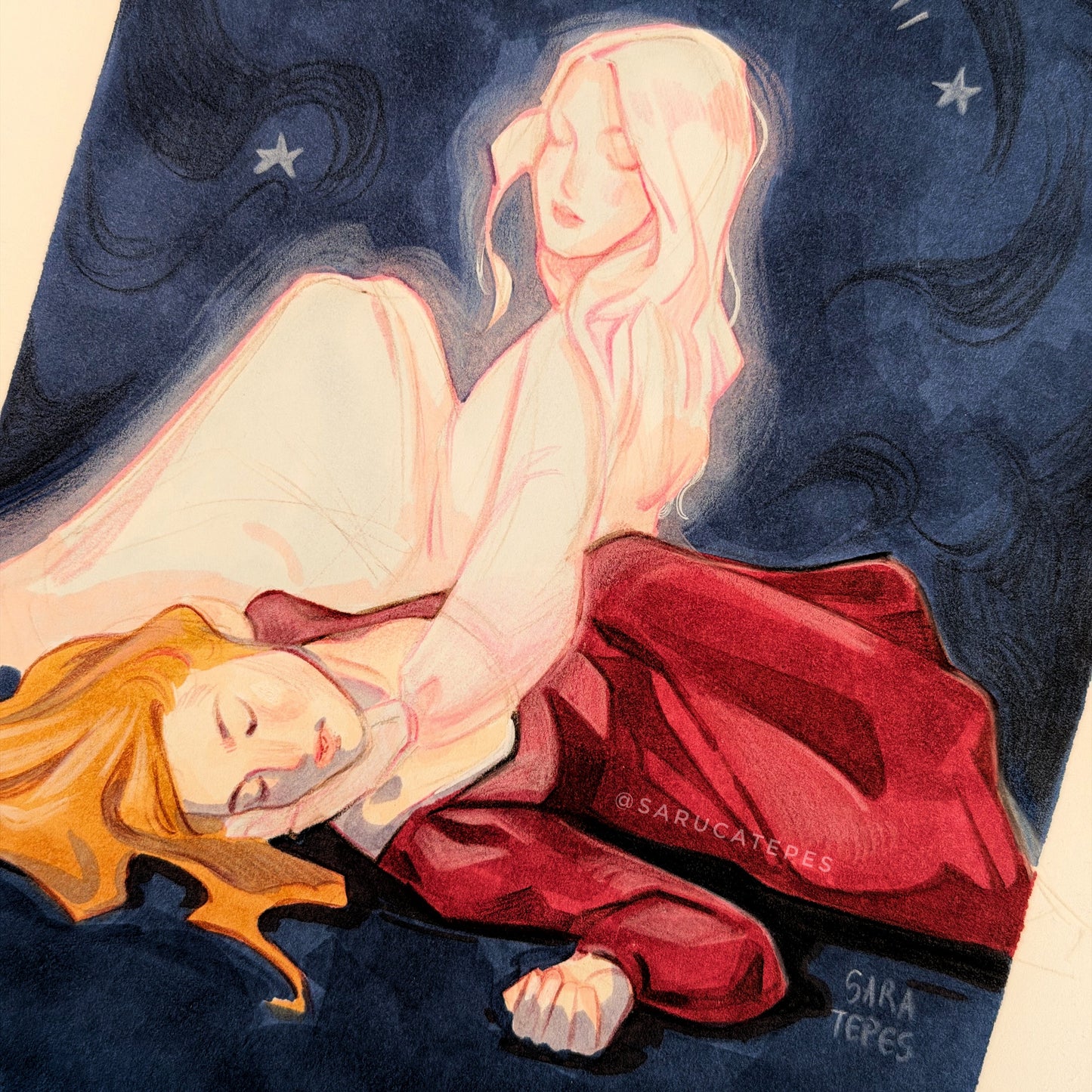 Inktober Drawing- Poison & Ghost