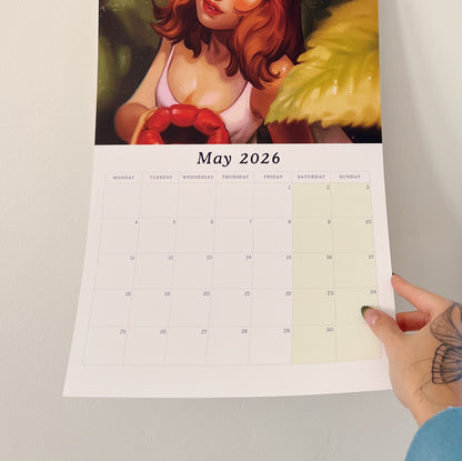 Large Wall Calendar 2026