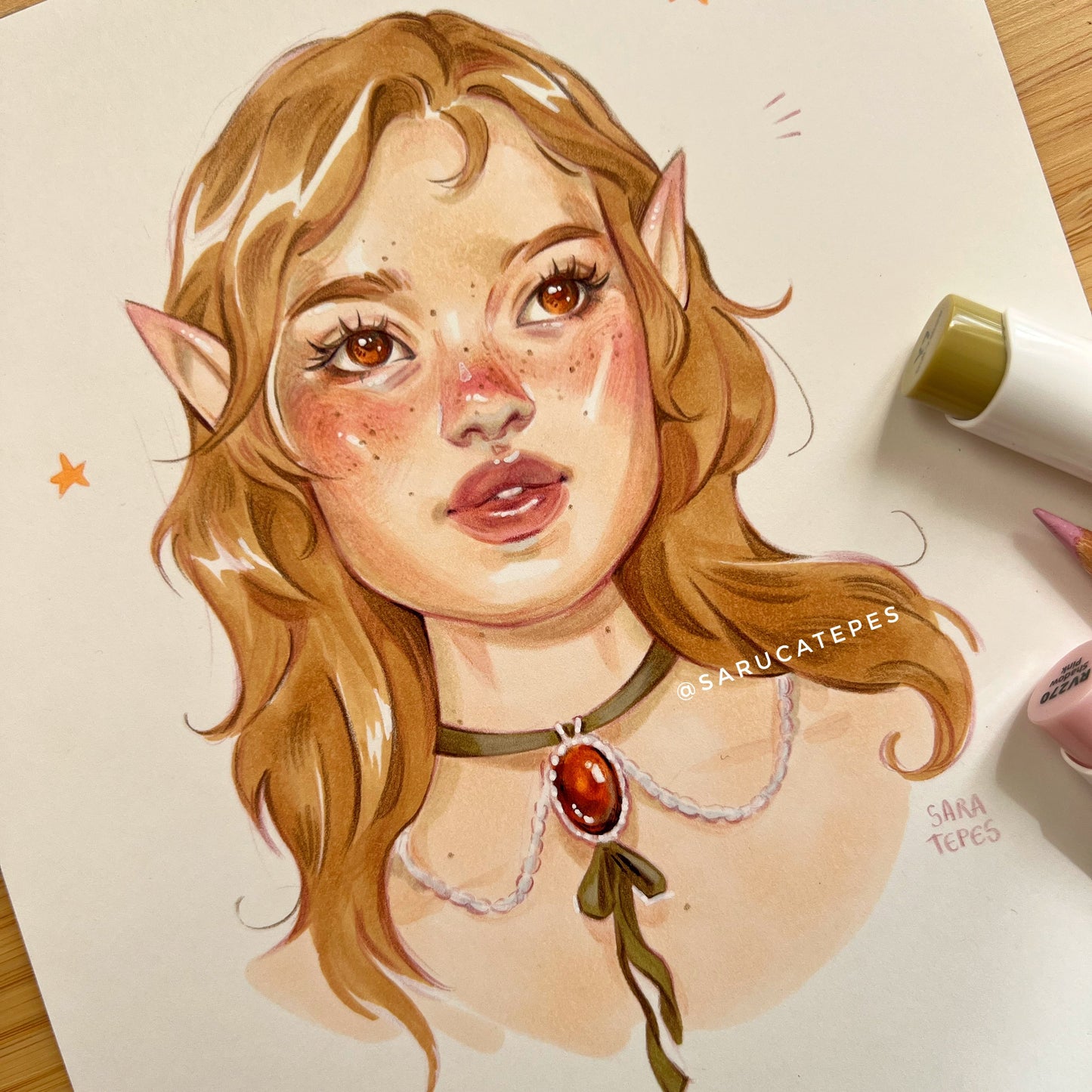 Inktober Drawing- Amber