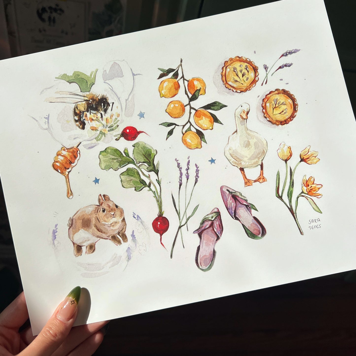 Fairy's Garden Art Print