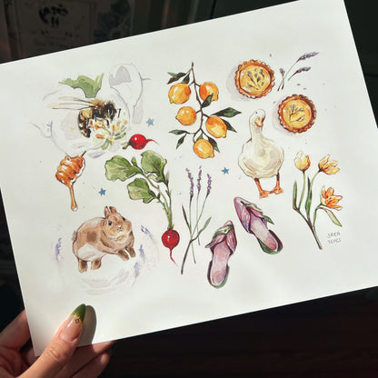 Fairy's Garden Art Print