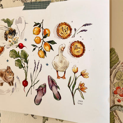 Fairy's Garden Art Print