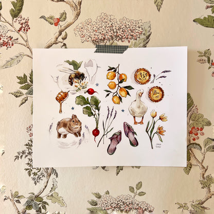 Fairy's Garden Art Print