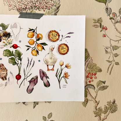 Fairy's Garden Art Print