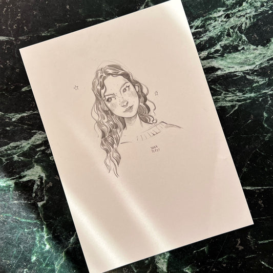 Portrait Study- Original Graphite Drawing