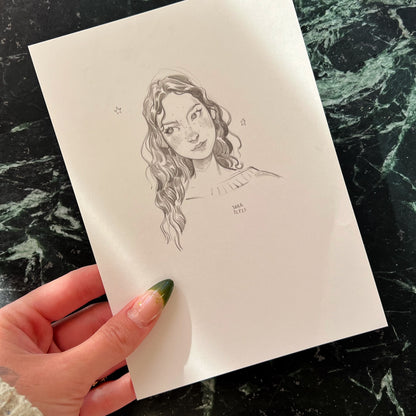 Portrait Study- Original Graphite Drawing