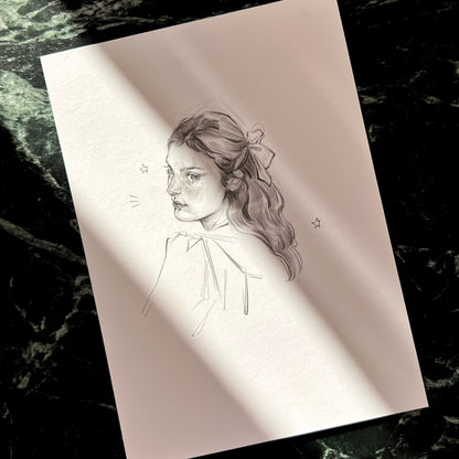 Portrait Study- Original Graphite Drawing