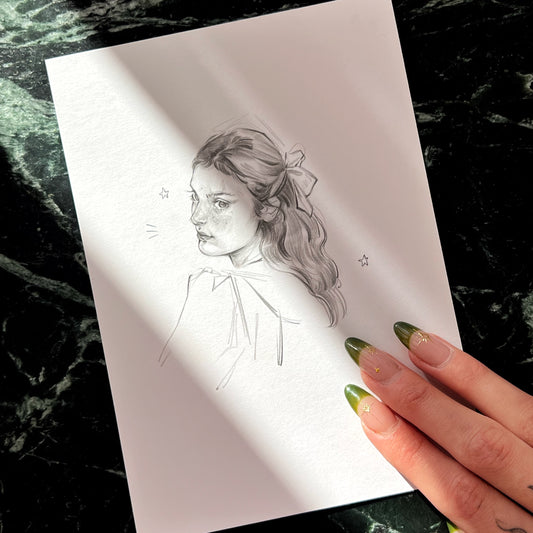 Portrait Study- Original Graphite Drawing