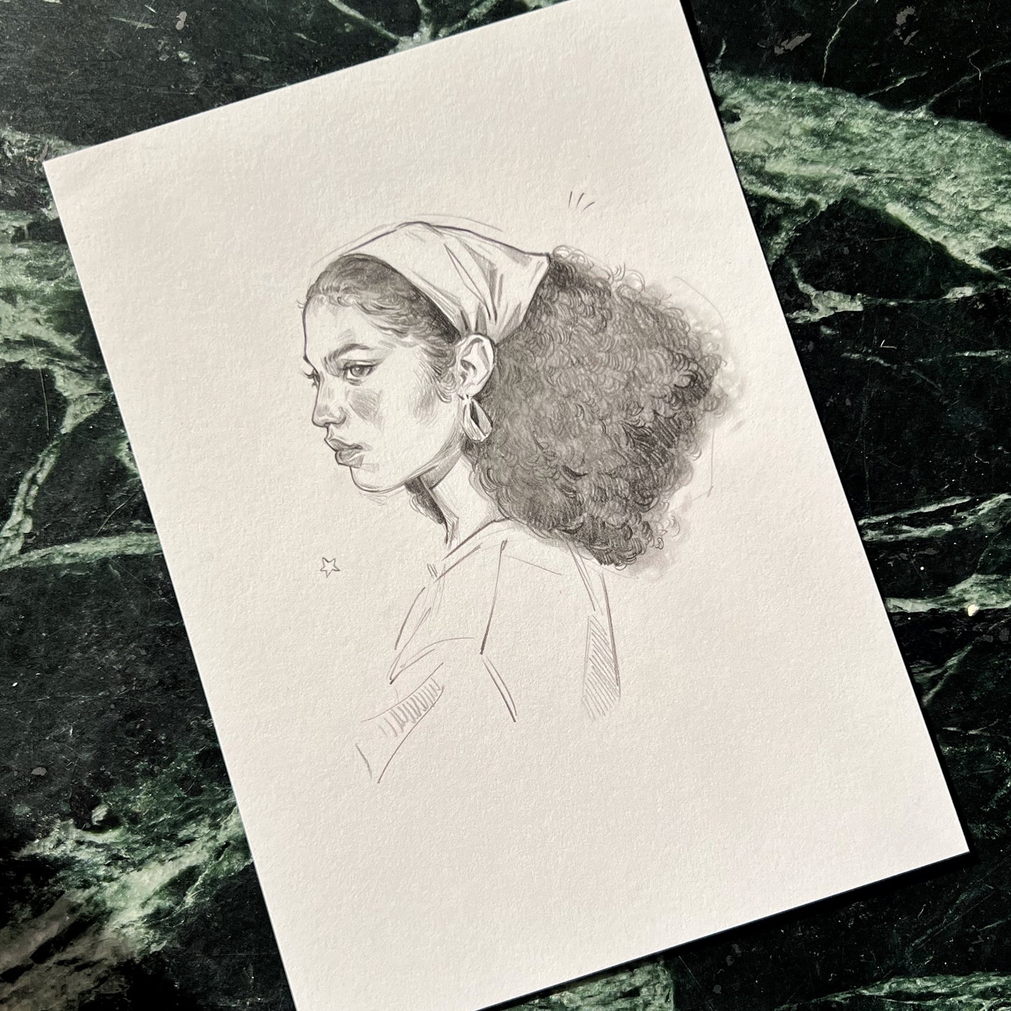 Portrait Study- Original Graphite Drawing