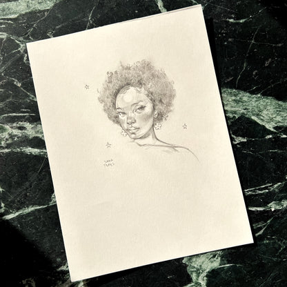 Portrait Study- Original Graphite Drawing