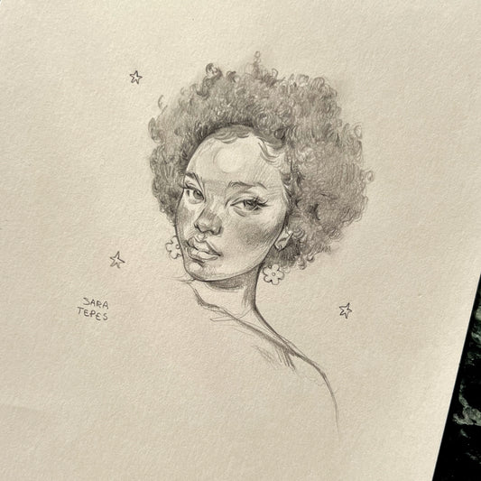 Portrait Study- Original Graphite Drawing