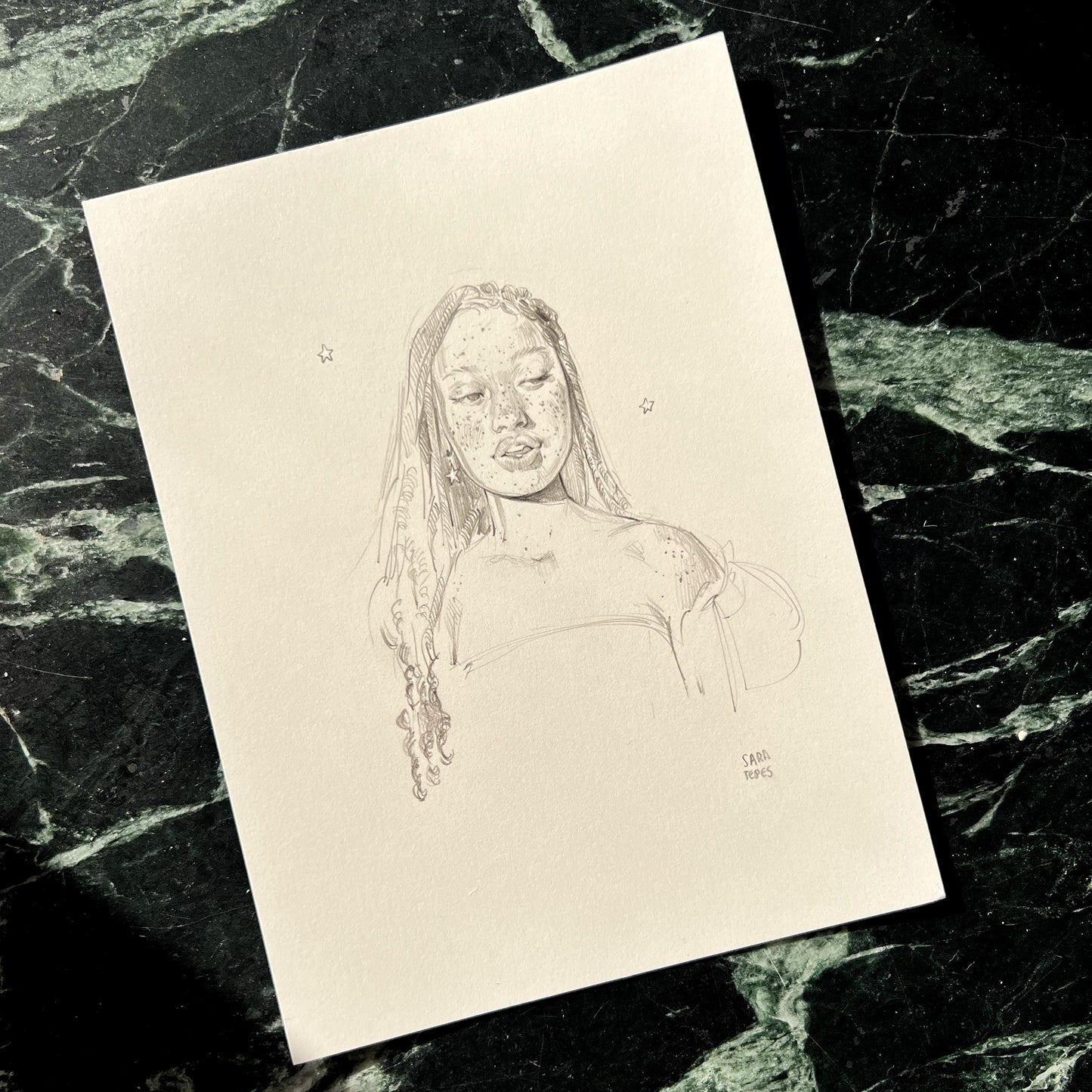 Portrait Study- Original Graphite Drawing