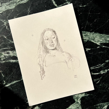 Portrait Study- Original Graphite Drawing