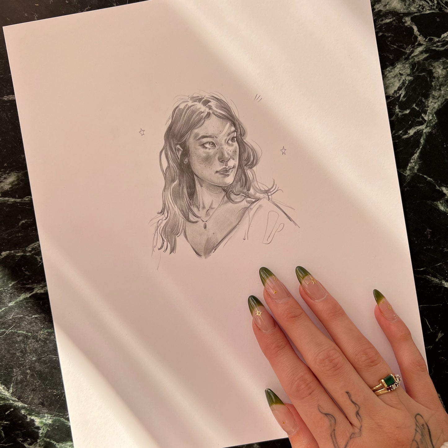 Portrait Study- Original Graphite Drawing