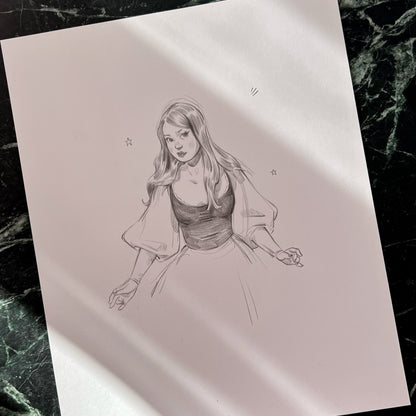 Portrait Study- Original Graphite Drawing