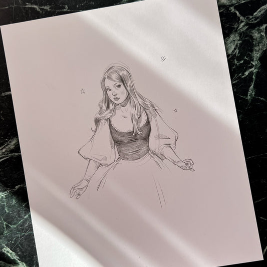 Portrait Study- Original Graphite Drawing