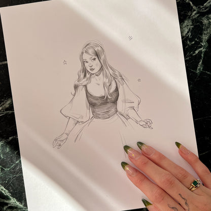 Portrait Study- Original Graphite Drawing