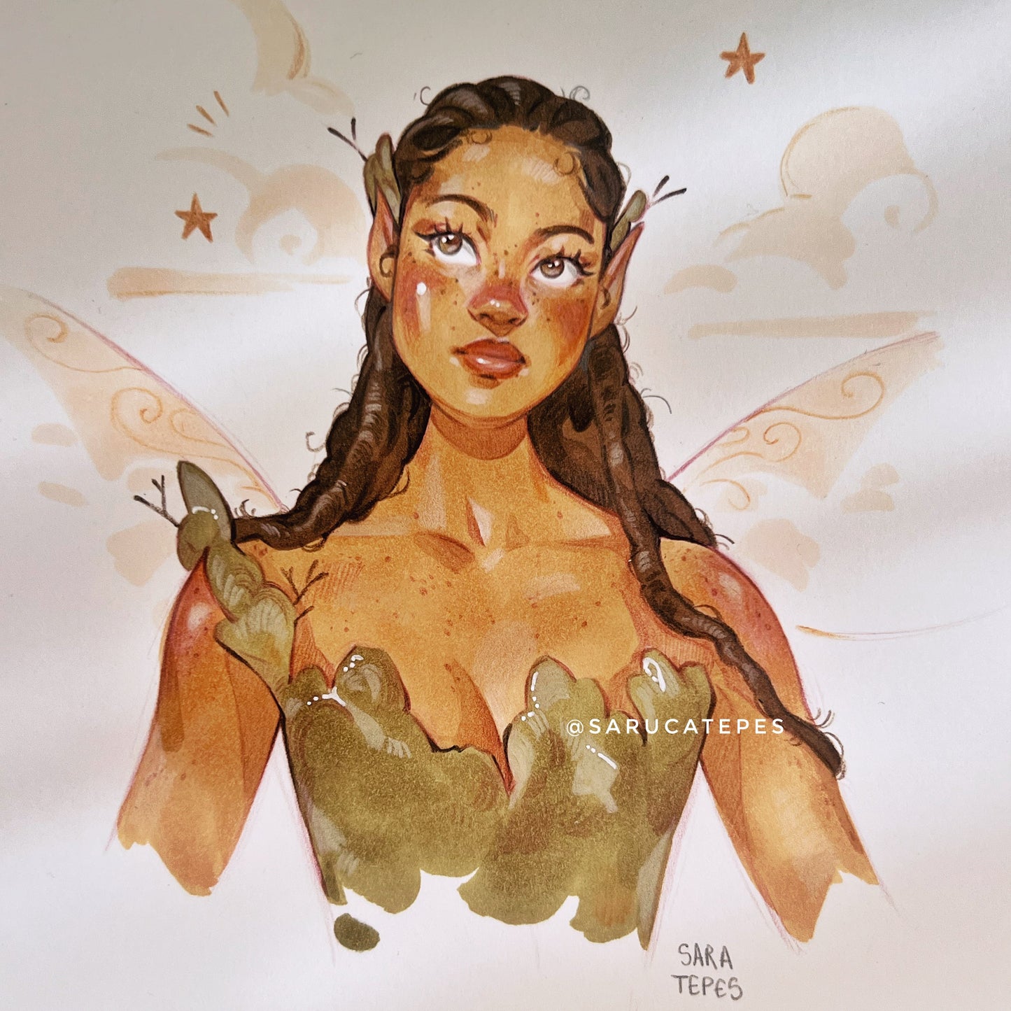 Inktober Drawing- Mossy