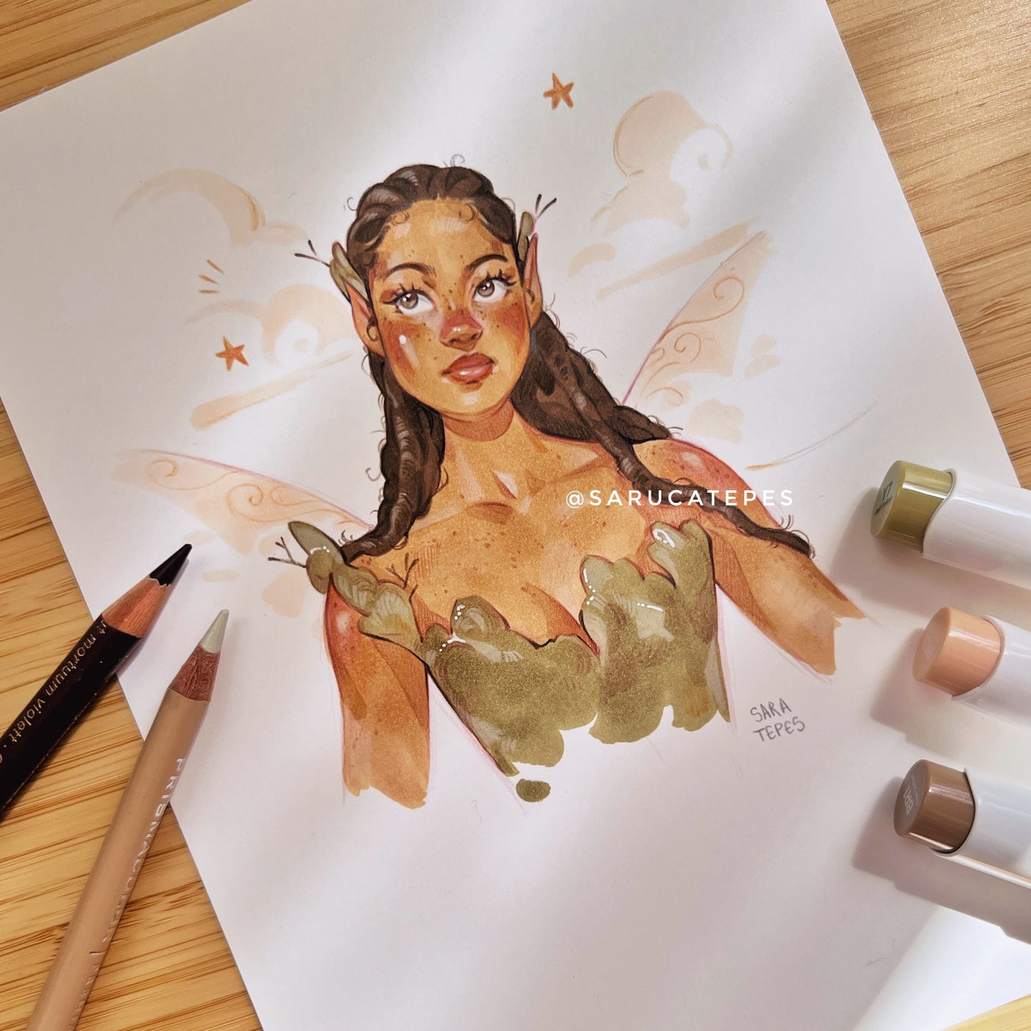 Inktober Drawing- Mossy