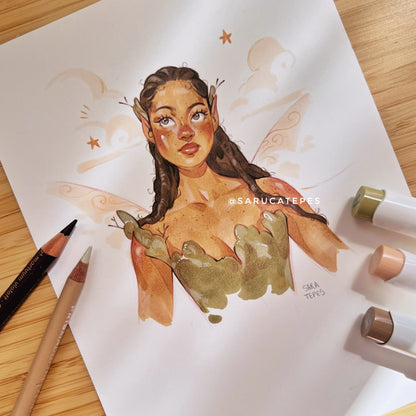 Inktober Drawing- Mossy