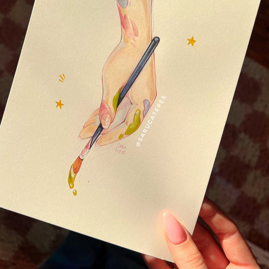 Inktober Drawing- Painter's Palette