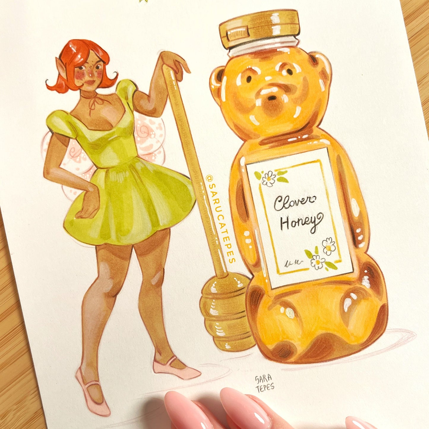 Inktober Drawing- Honey