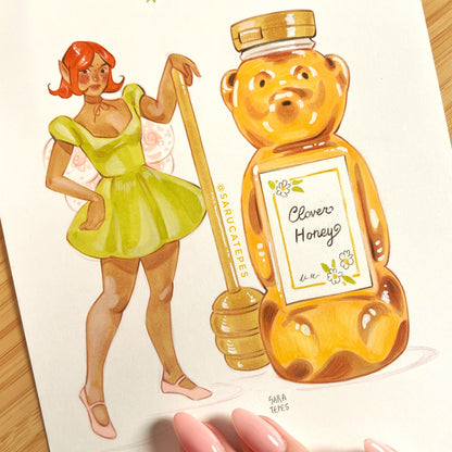 Inktober Drawing- Honey