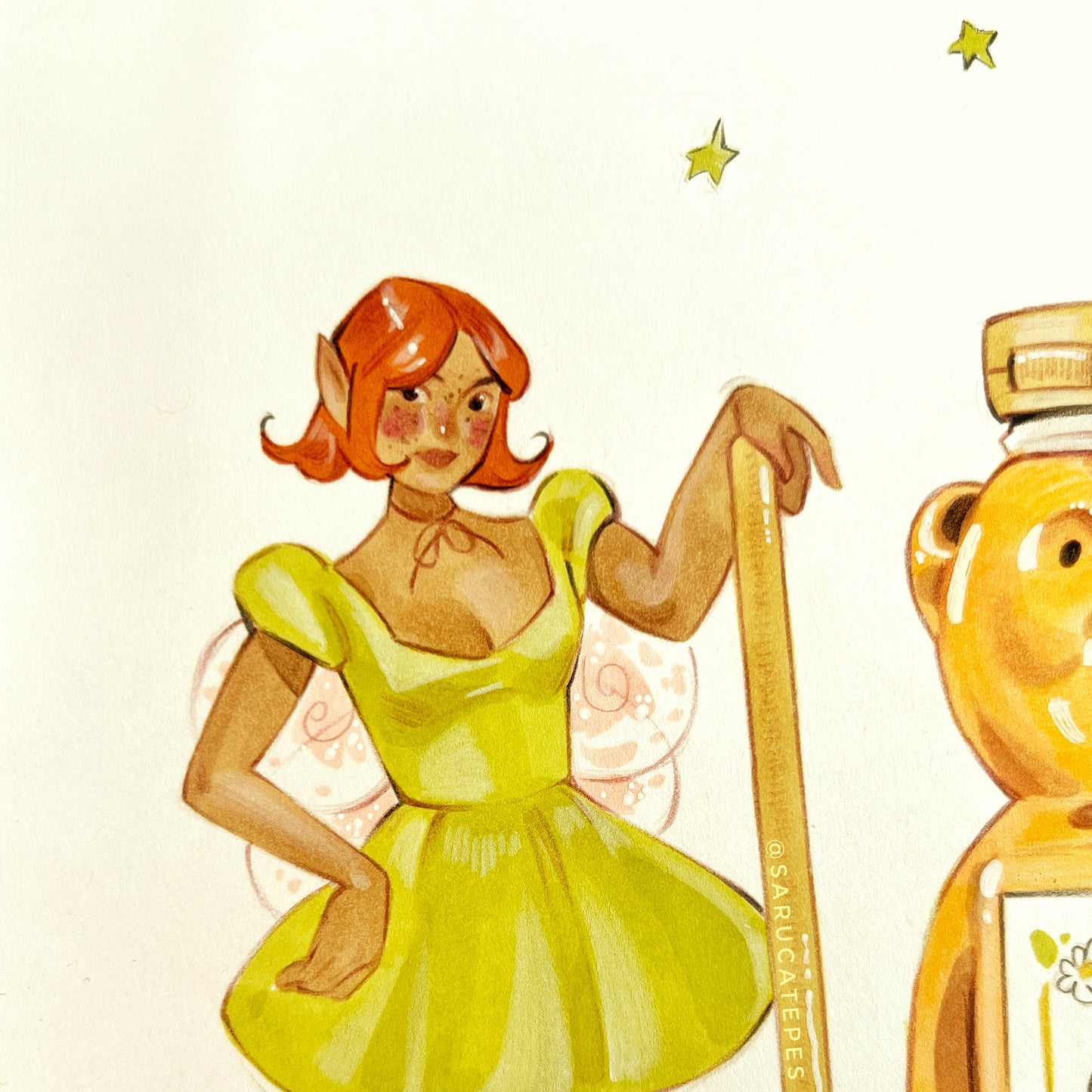 Inktober Drawing- Honey