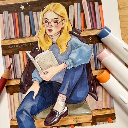 Inktober Drawing- Library