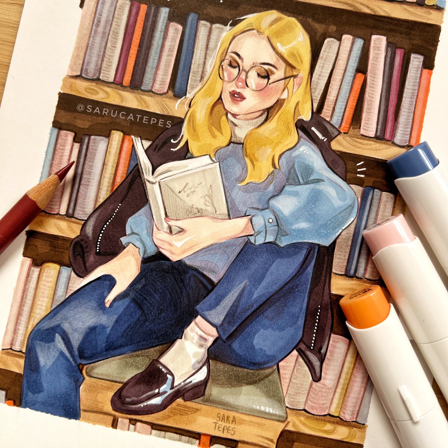 Inktober Drawing- Library