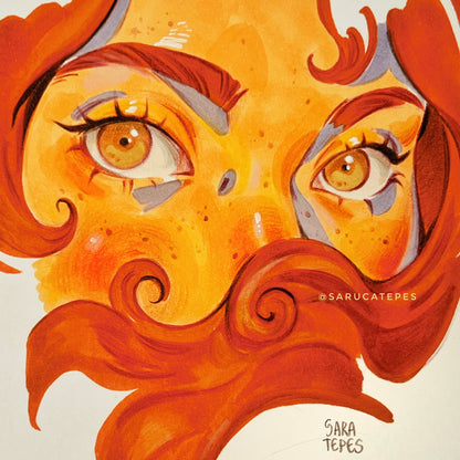 Inktober Drawing- Golden Hour