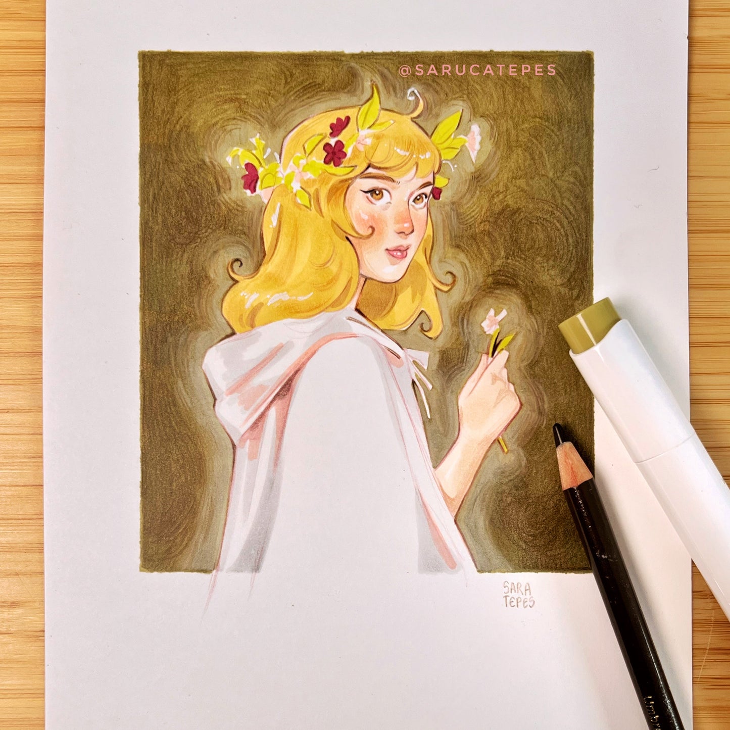 Inktober Drawing- Wildflower