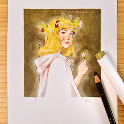 Inktober Drawing- Wildflower