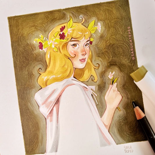 Inktober Drawing- Wildflower