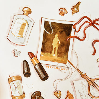 Inktober Drawing- Trinkets