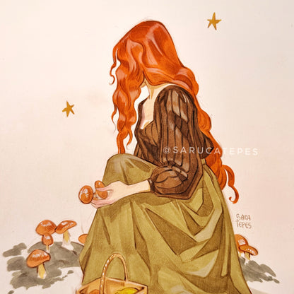 Inktober Drawing- Forest & Witch