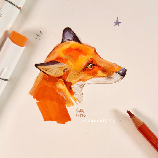 Inktober Drawing- Fox