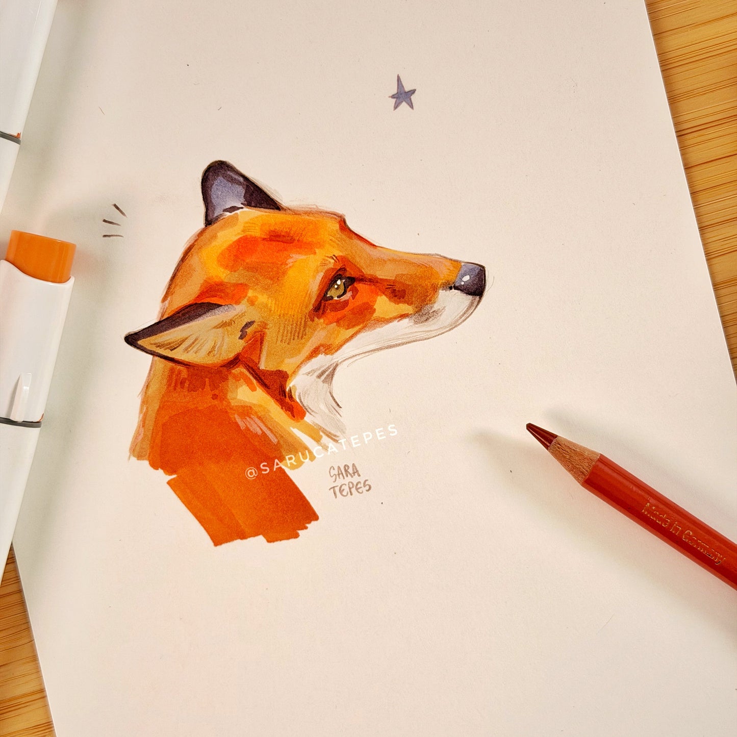 Inktober Drawing- Fox