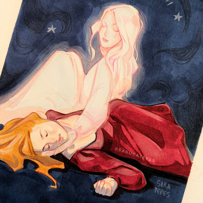 Inktober Drawing- Poison & Ghost