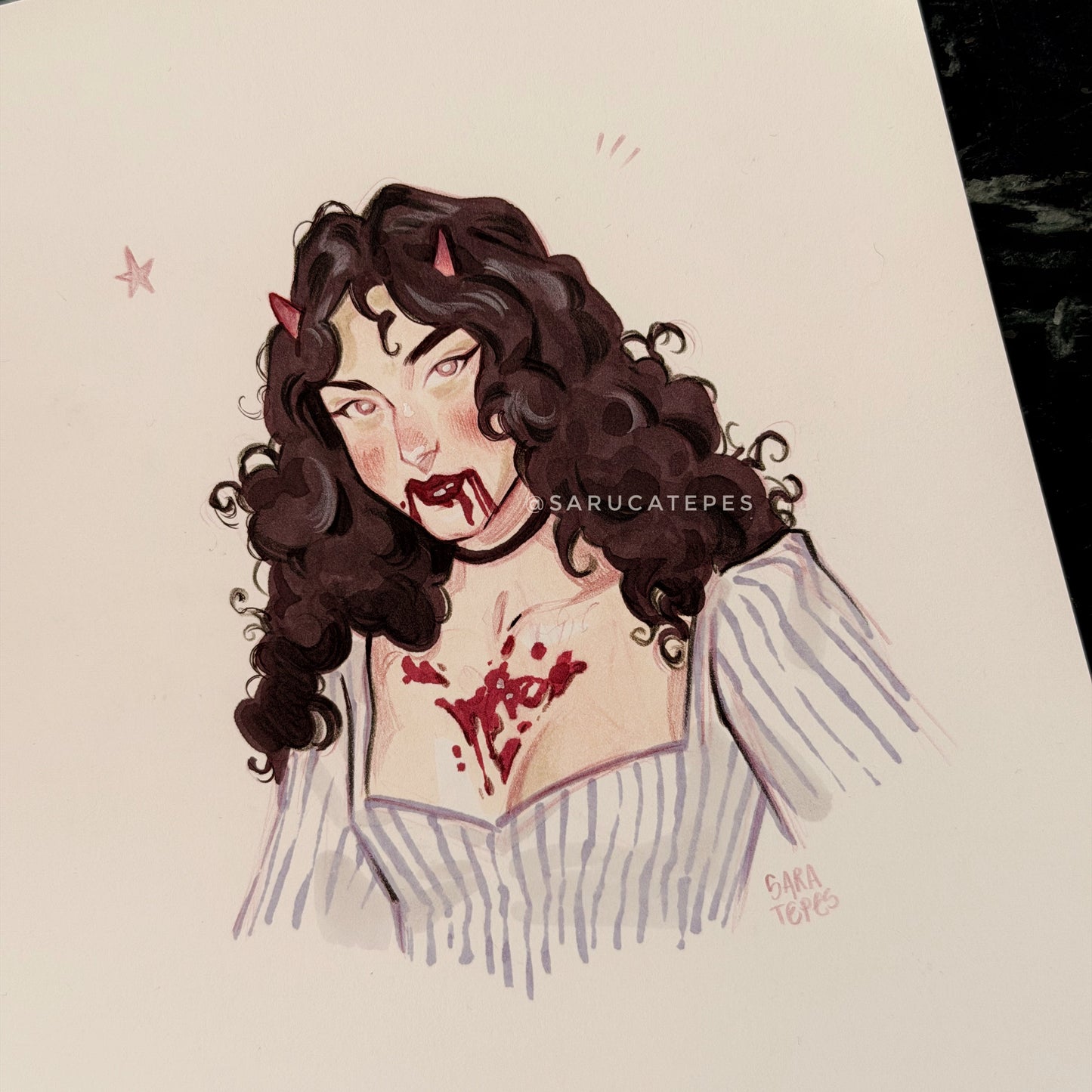 Inktober Drawing- Devil & Twilight