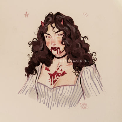 Inktober Drawing- Devil & Twilight